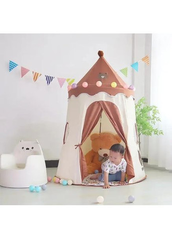 Намет дитячий ігровий будиночок 110-150см, 1вхід-зав'язки, вікно, 2 види, в сумці MR 1309 Grant (363832373)