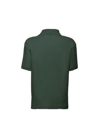 Темно-зеленая летняя футболка поло детская 65/35 polo kids темно-зеленый (0634170/138116) Fruit of the Loom
