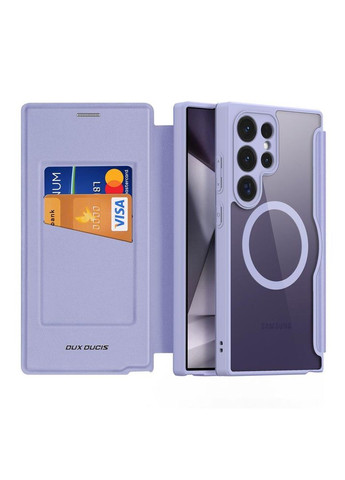 Чохол-книжка Skin X Pro with MagSafe для Samsung Galaxy S24 Ultra 5G (S928) Purple Dux Ducis (335808004)