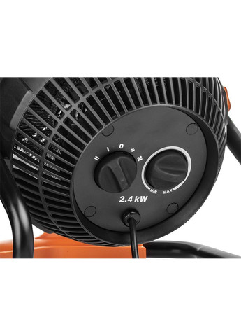 Теплова пушка (2.4 кВт, 230 В, 50 кв.м) електричний обігрівач тепловентилятор (26594) Neo Tools (372467681)