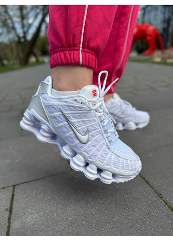 КРОСІВКИ ЖІНОЧІ NIKE SHOX TL WHITE НАЙК ШОКС ТЛ No Brand білі демісезони (368861678)