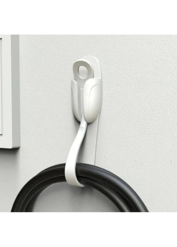 Органайзер-фіксатор для кабелю самоклеючі стяжки-хомути в авто кухню ванну кімнату стінку 20 шт Чорний Captain (356680641)