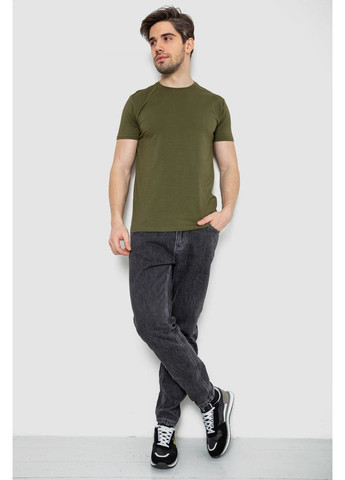 Хакі (оливкова) футболка чоловіча однотонна базова,, 244r2404 Andi