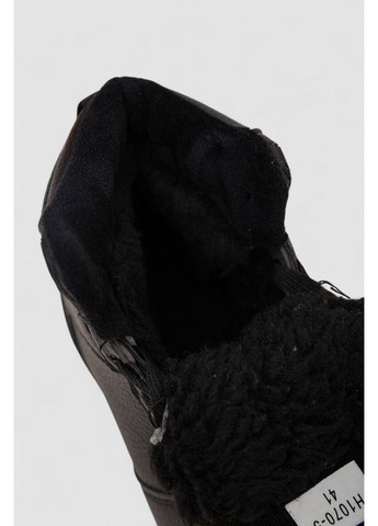 Червоні кросівки чоловічі зимові на хутрі, колір чорно, 248rh1070 No Brand