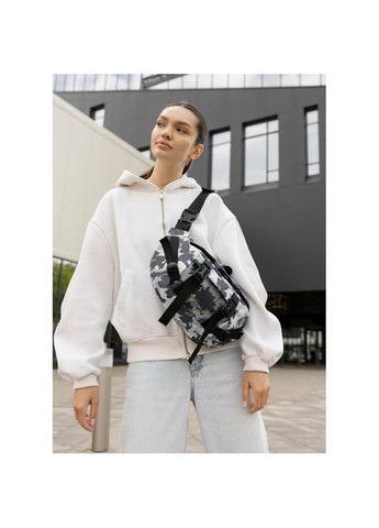 Большая женская поясная сумка бананка DynamicDart тканевая с принтом Sambag (331283515)