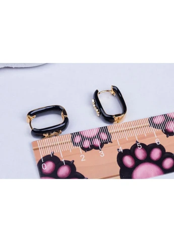 Сережки жіночі, модні жіночі сережки чорні Fashion Jewelry (393799598)