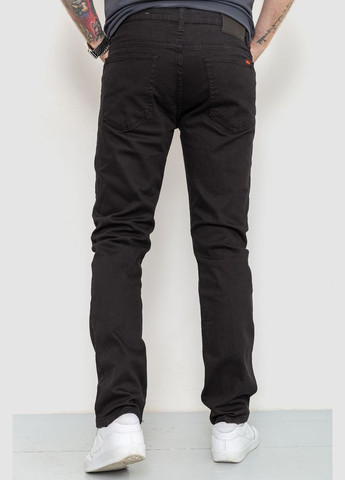 Черные демисезонные джинсы мужские, цвет черный, Amitex
