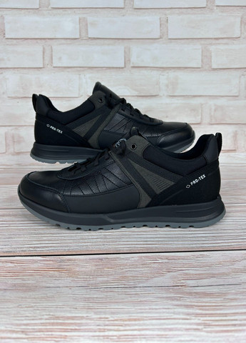 Черные демисезонные мужские кроссовки черные низкие демисезонные кроссовки кожаные на плоской подошве для прогулок Clubshoes