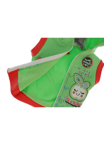 Костюм трійка на флісі для дівчинки трикотажний салатовий яблуко 86 см (33916) BABYKROHA (297200322)