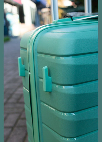 Валіза поліпропілен 100% великий L зелений Wings DQZ01 (343339809)