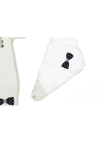 Пісочник для хлопчика з косинкою трикотажний Ведмедик синій 62 см (32043) BABYKROHA (297198014)