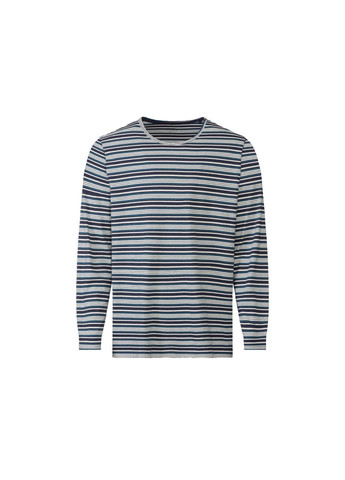 Піжама комплект лонгслів у смужку і штани для чоловіків Livergy Піжама (304995946)