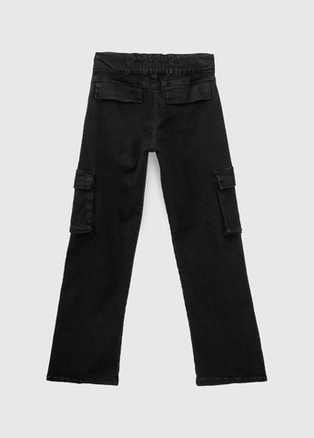 Черные демисезонные джинсы карго для девочки 1790 170 см черный (2000990721389d) shop (2000990721389) Pitiki