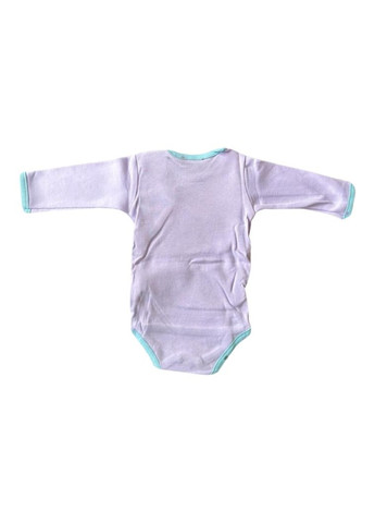 Детское боди с длинным рукавом 56 см Сиреневий (0436) Nicol (337696675)