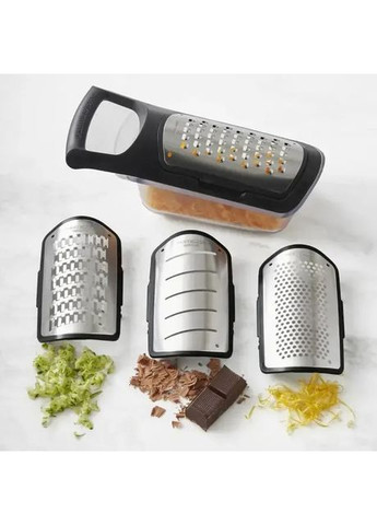Набір Терок Soft Touch Container Grater Set Тертки 4в1 Mintex (363834300)