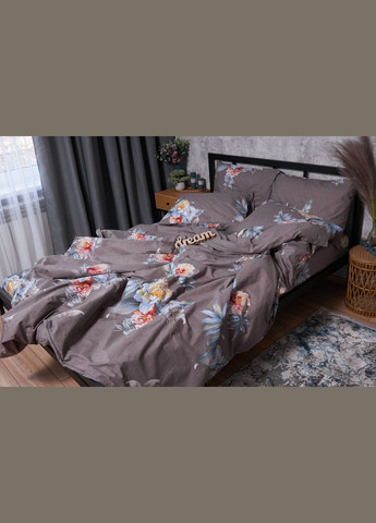 Комплект постельного белья Бязь Gold Люкс «» евро 200х220 наволочки 4х50х70 (MS-820001506) Moon&Star Flowers Wod (285717416)