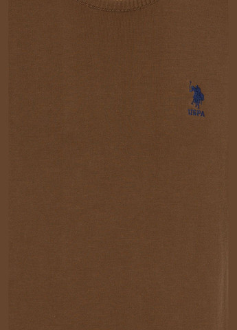 Коричневий джемпер u.s. polo assn. чоловічий U.S. Polo Assn.
