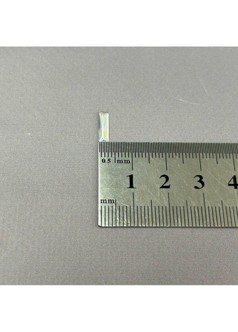 10г - металлостразы термоклеевые, прямоугольник 3х10 мм - серебро голограмма Plus-plus (352745352)