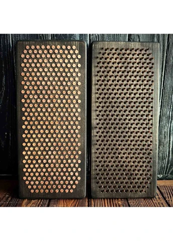 Дошка Садху з Мідними цвяхами + Чохол, 100% Ясен + Мідь, "Askeza Copper Black" Oh! Sadhu (351508179)