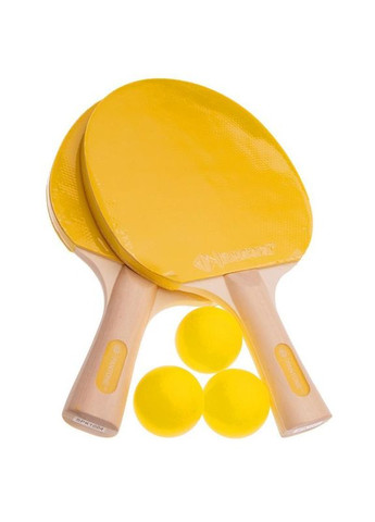 Набор для настольного тенниса SPK1004 2 ракетки 3 мяча желтый Pantone (326788083)