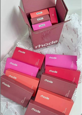 Стильний чохол Rhode для iPhone 14 pro max в коробці з отвором для блиску силіконовий кейс Cindylove (356775345)