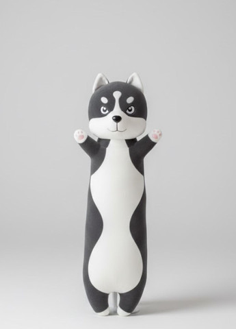 Собака-батон Хаски плюшевая мягкая игрушка подушка 80 см My Kigu (369774654)