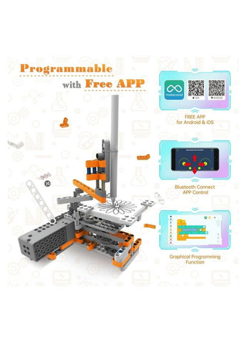 Конструктор Makerzoid Superbot Educational Building Blocks (MKZ-ID-SPB) No Brand (281425846)