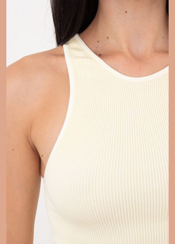 Топ жіночій безшовний на широких бретелях в рубчик Giulia HALTER TOP RIB (301384757)