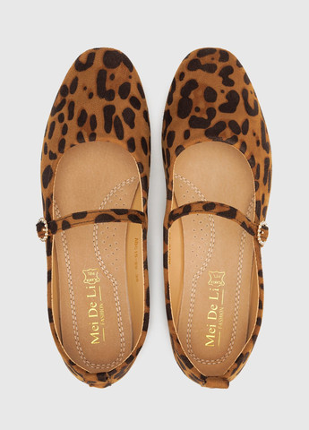 Жіночі балетки Meideli | коричневі штучна шкіра (301407303)