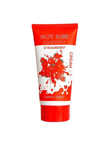 Лубрикант на водной основе "Hot Kiss" 200 мл - Клубника – Интимная смазка No Brand (370612201)