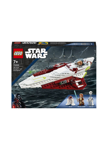 Star Wars Звездный истребитель джедаев ОбиВана Кеноби 282 деталей (75333) Lego (304055492)