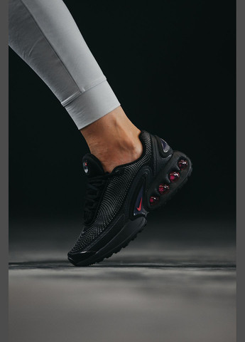 Кроссовки женские и мужские Nike Air Max DN black | Найк Аир Макс ДН черные No Brand чёрные демисезоны (315483077)