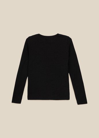 Лонгслив однотонный женский WBC02348 Черный shop (2000990202338) LAWA (316023491)