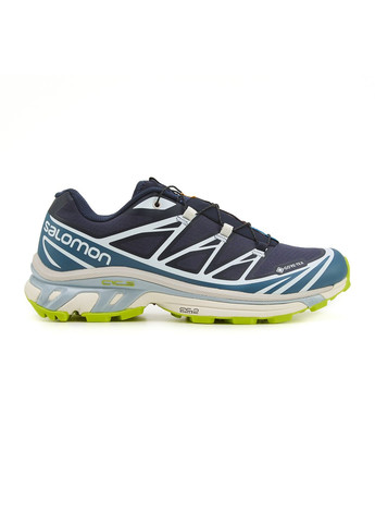 Цветные демисезонные кроссовки мужские salomon xt-6 gtx night sky china blue саломон xt-6 No Brand