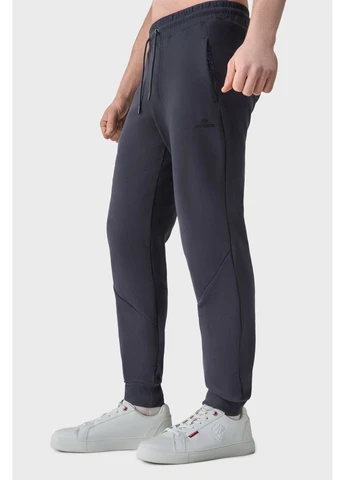 Штани сірі з трикотажу Double Face 50588/17 2XL Avecs (384046352)