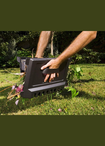 Компостер садовый пластиковый E-Composter 470 л с основанием (дном) (17186362) Черный Keter (334004760)