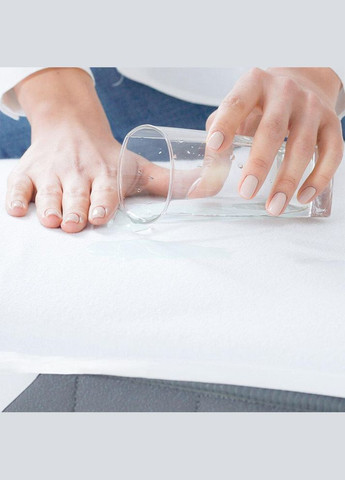 Наматрасник Аква стоп 140х200 см непромокаемый с резинками по углам защитный антиаллергический хлопок IDEIA (334726949)