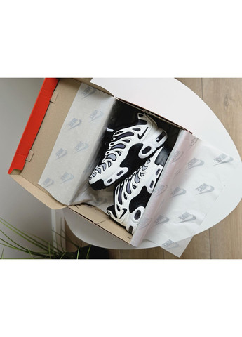 Кросівки жіночі і чоловічі Nike Air Max Tn Plus Drift White Black | Найк Аір Макс ТН плюс білі чорні No Brand білі демісезони (362672555)