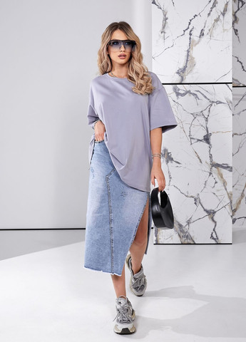 Оверсайз футболка женская No Brand - (322773675)