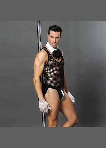 Черно-белый демисезонный эротический костюм официанта “горячий дэниел” JSY