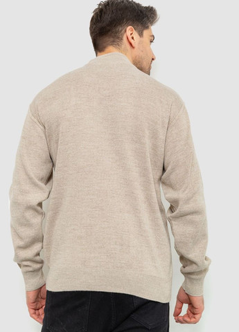 Бежевий зимовий светр чоловічий, колір бежевий, Ager