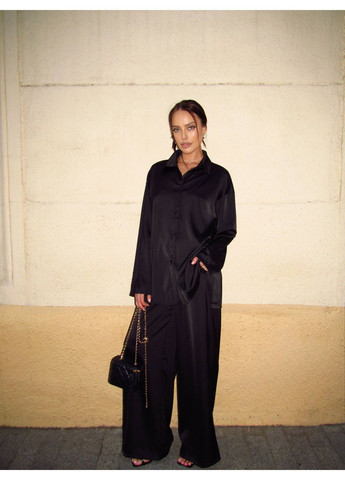 Костюм old money з подвійного шовку: сорочка + штани (розмірна сітка в описі) GD/GL Модний простір (364965869)