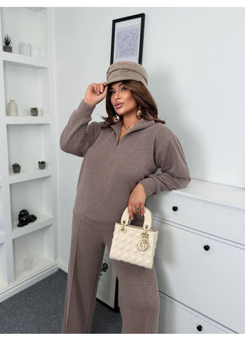 Стильний костюм з теплого трикотажу — ЗАМІР В ОПИСІ GD/GL Модний простір (370601449)