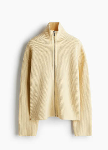 Светло-желтый демисезонный кардиган H&M