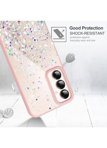 Набор чехол и защитное стекло для Samsung Galaxy S25 5G розовый Amazon (362038994)