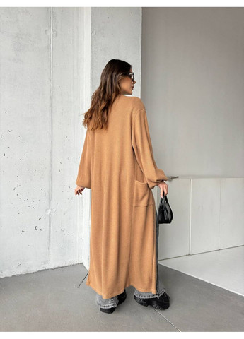 Светло-коричневый демисезонный кардиган MonCher