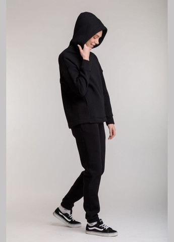 Повседневный спортивный костюм черного цвета Amelon Clothing Спортивний костюм худі+штани (280916157)