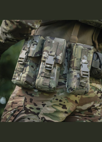 Подсумок на два магазина закрытый Fastex Multicam M-TAC (315147903)