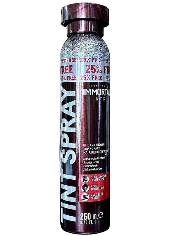 Тонирующий спрей для маскировки отросших корней волос и седины NYC Tint Spray Hard Black (2-1192890) Immortal (380585786)