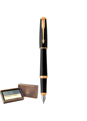 Пір'яна ручка URBAN 17 Premium Muted Black GT FP F 30 011 Parker (317306424)